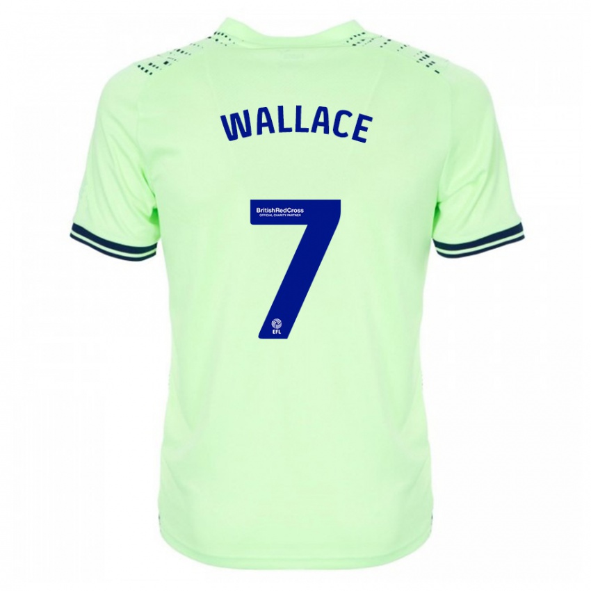 Hombre Camiseta Jed Wallace #7 Armada 2ª Equipación 2023/24 La Camisa Argentina