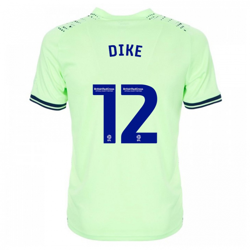 Hombre Camiseta Daryl Dike #12 Armada 2ª Equipación 2023/24 La Camisa Argentina