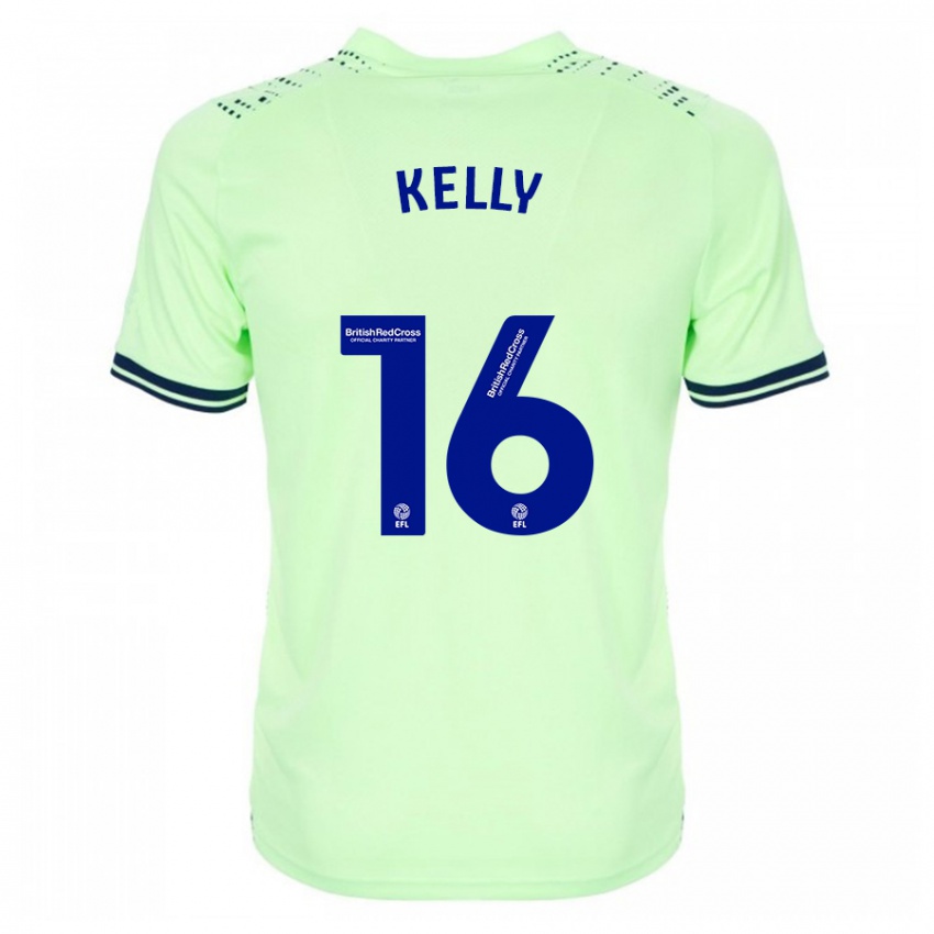 Hombre Camiseta Martin Kelly #16 Armada 2ª Equipación 2023/24 La Camisa Argentina
