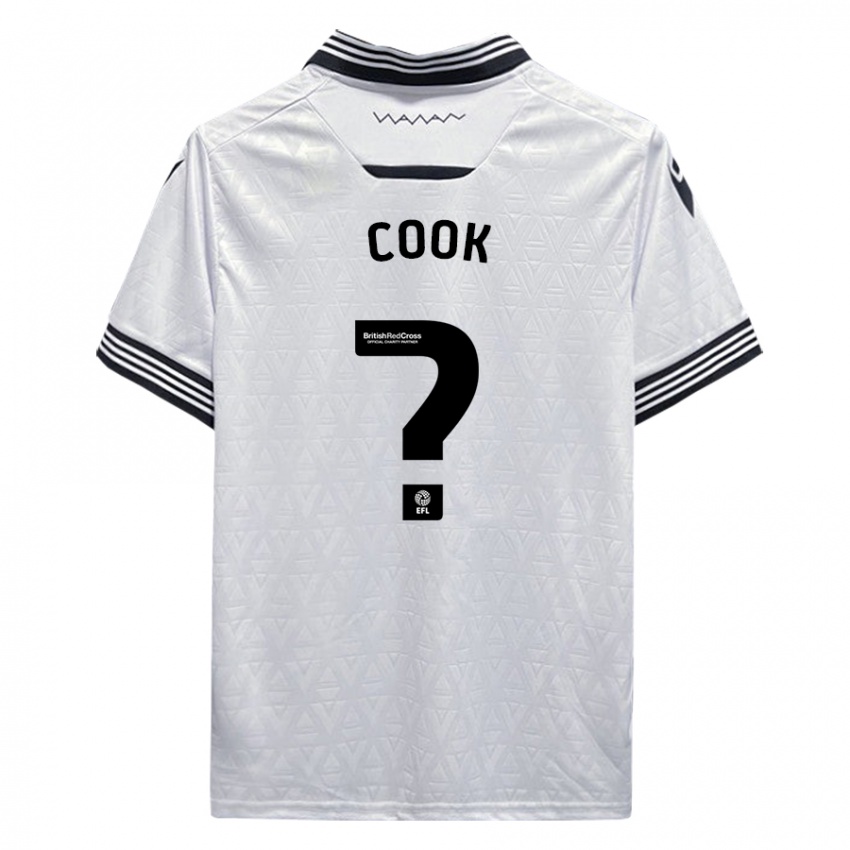 Hombre Camiseta Luke Cook #0 Blanco 2ª Equipación 2023/24 La Camisa Argentina