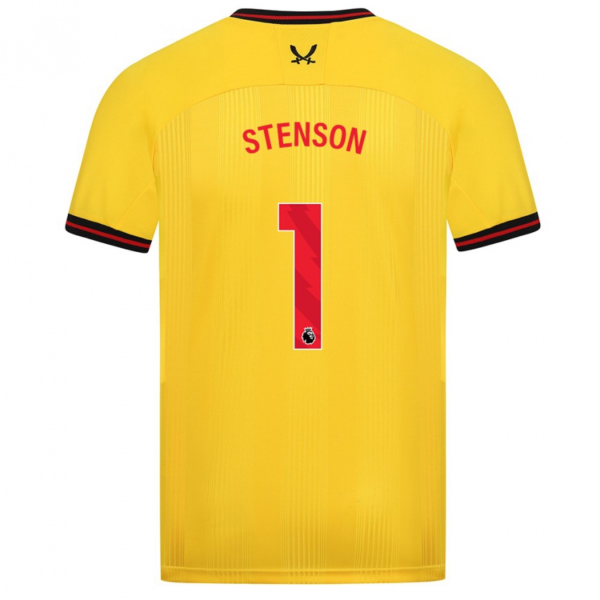 Hombre Camiseta Fran Stenson #1 Amarillo 2ª Equipación 2023/24 La Camisa Argentina