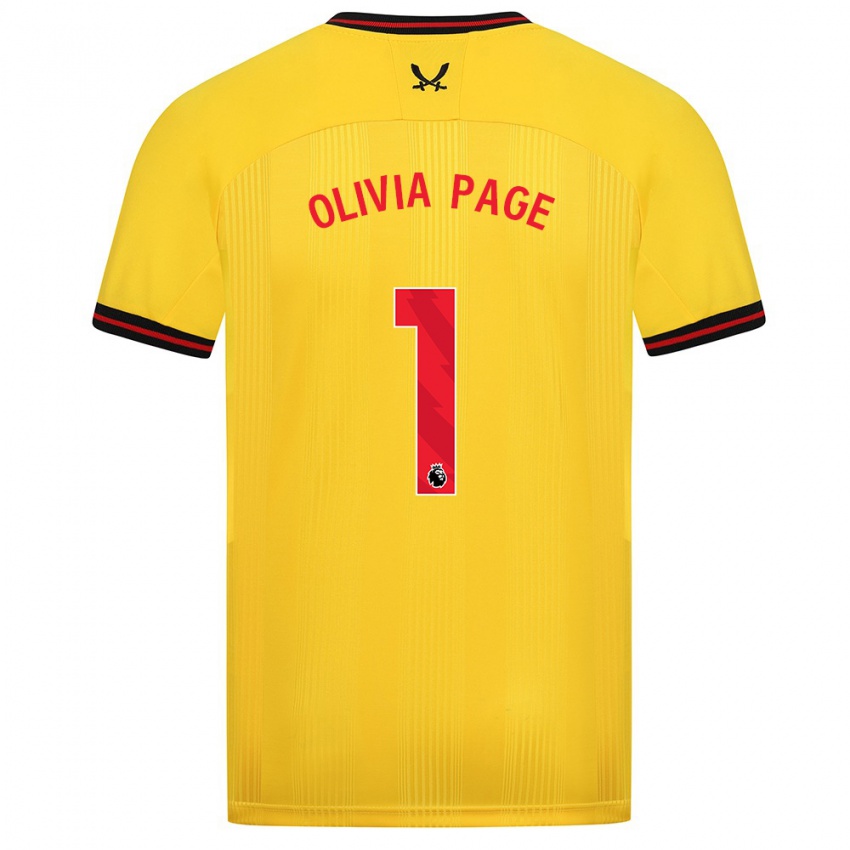 Hombre Camiseta Olivia Page #1 Amarillo 2ª Equipación 2023/24 La Camisa Argentina