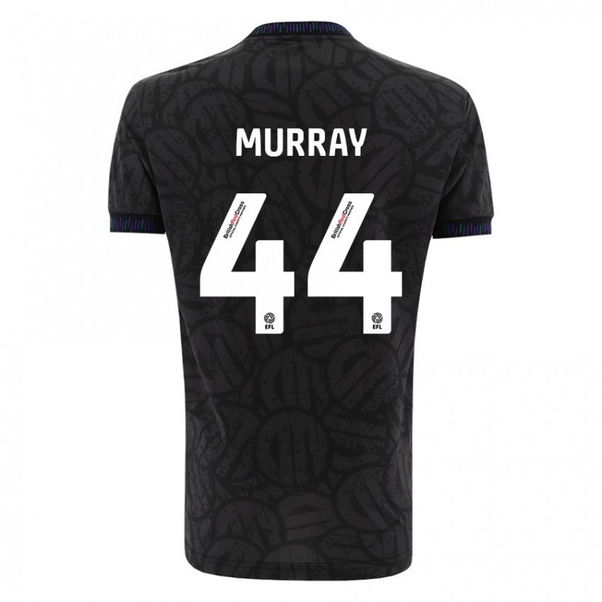 Hombre Camiseta Satara Murray #44 Negro 2ª Equipación 2023/24 La Camisa Argentina
