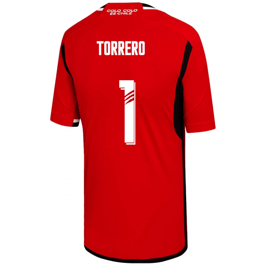 Hombre Camiseta Ryann Torrero #1 Rojo 2ª Equipación 2023/24 La Camisa Argentina