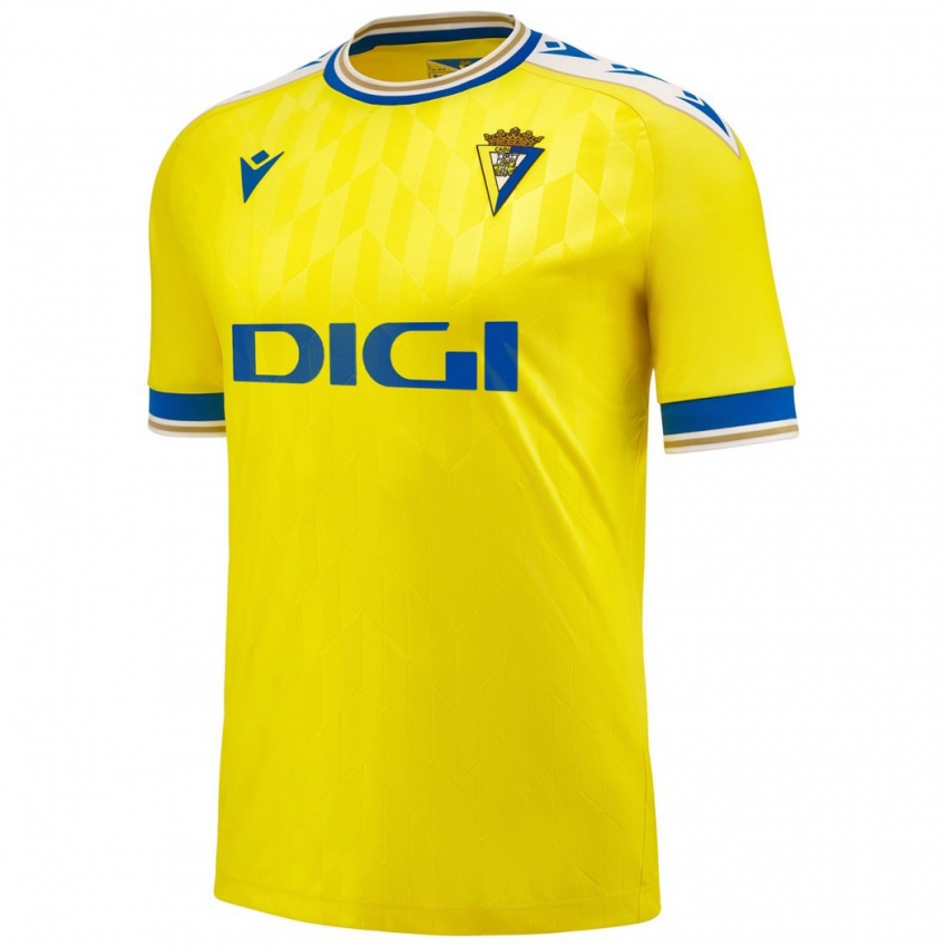 Mujer Camiseta Nicholas Pozo #0 Amarillo 1ª Equipación 2023/24 La Camisa Argentina
