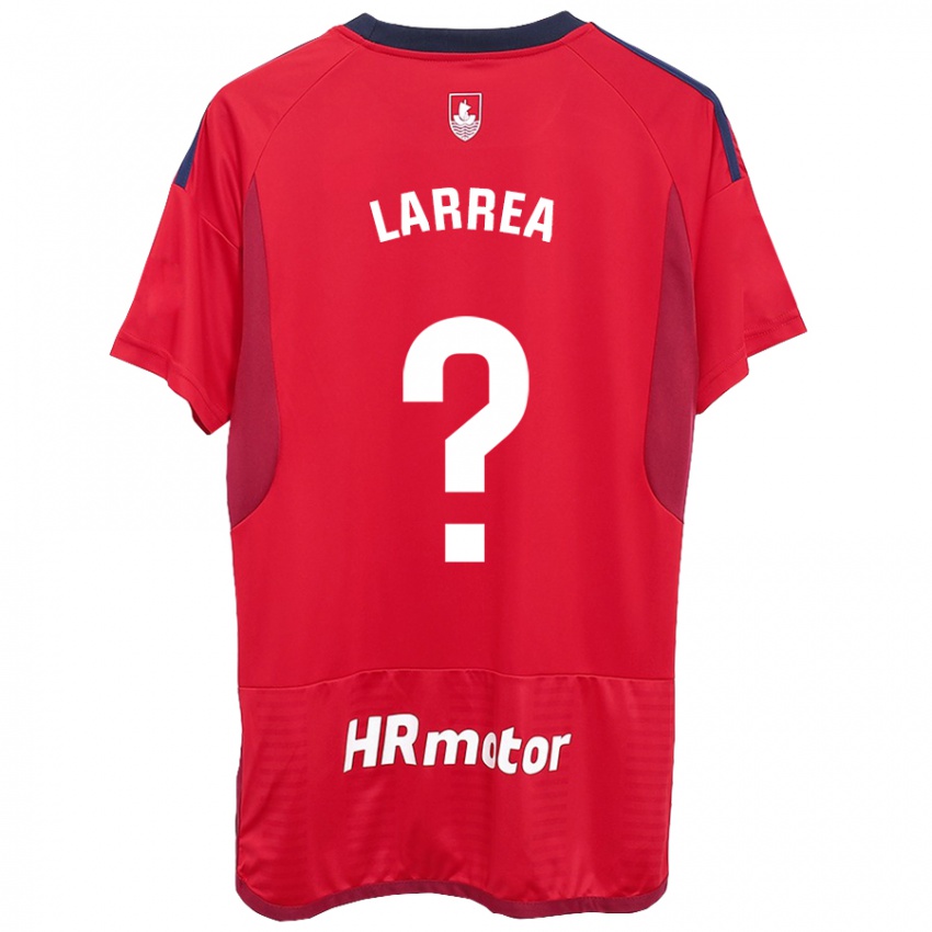 Mujer Camiseta Unai Larrea #0 Rojo 1ª Equipación 2023/24 La Camisa Argentina