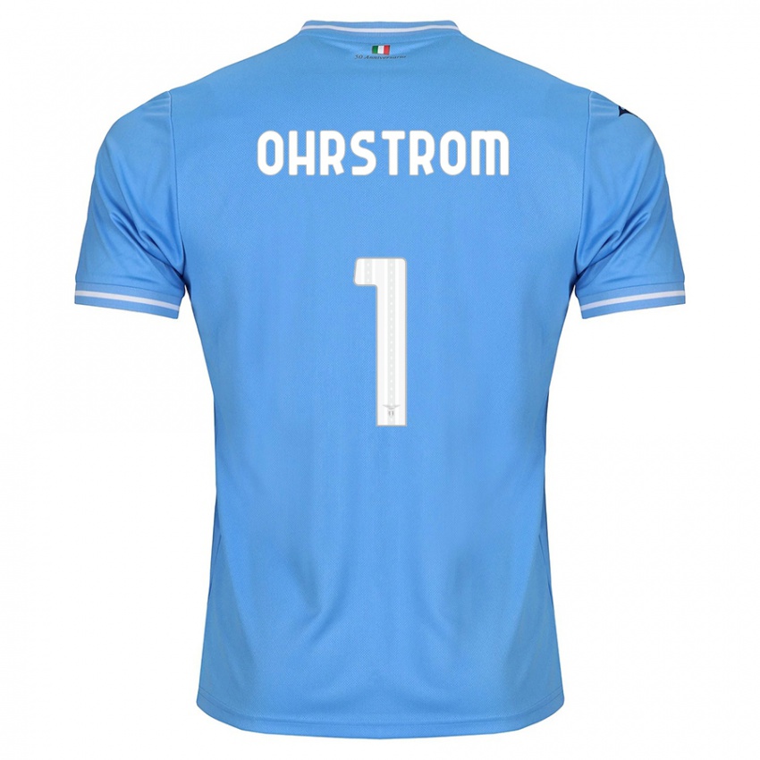 Mujer Camiseta Stephanie Ohrstrom #1 Azul 1ª Equipación 2023/24 La Camisa Argentina