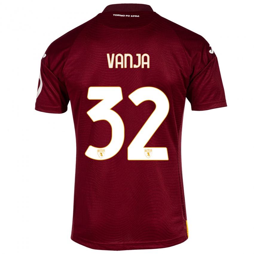 Mujer Camiseta Vanja Milinković-Savić #32 Rojo Oscuro 1ª Equipación 2023/24 La Camisa Argentina