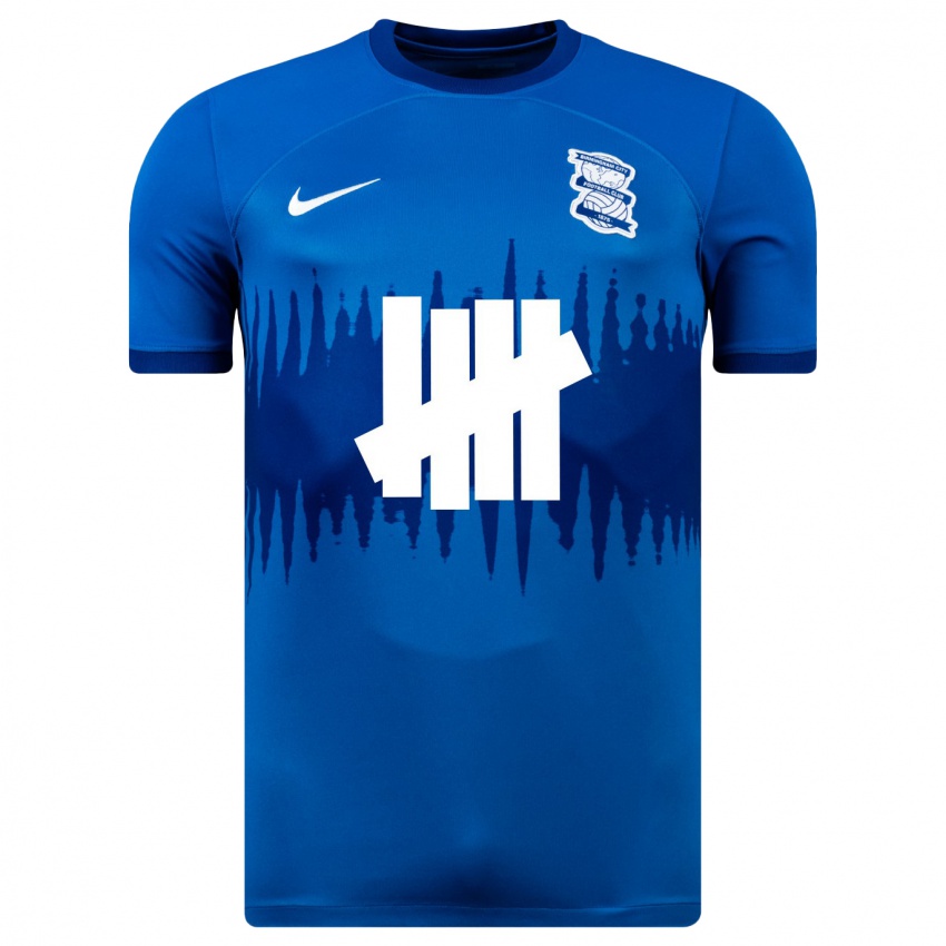 Mujer Camiseta Sahid Kamara #0 Azul 1ª Equipación 2023/24 La Camisa Argentina