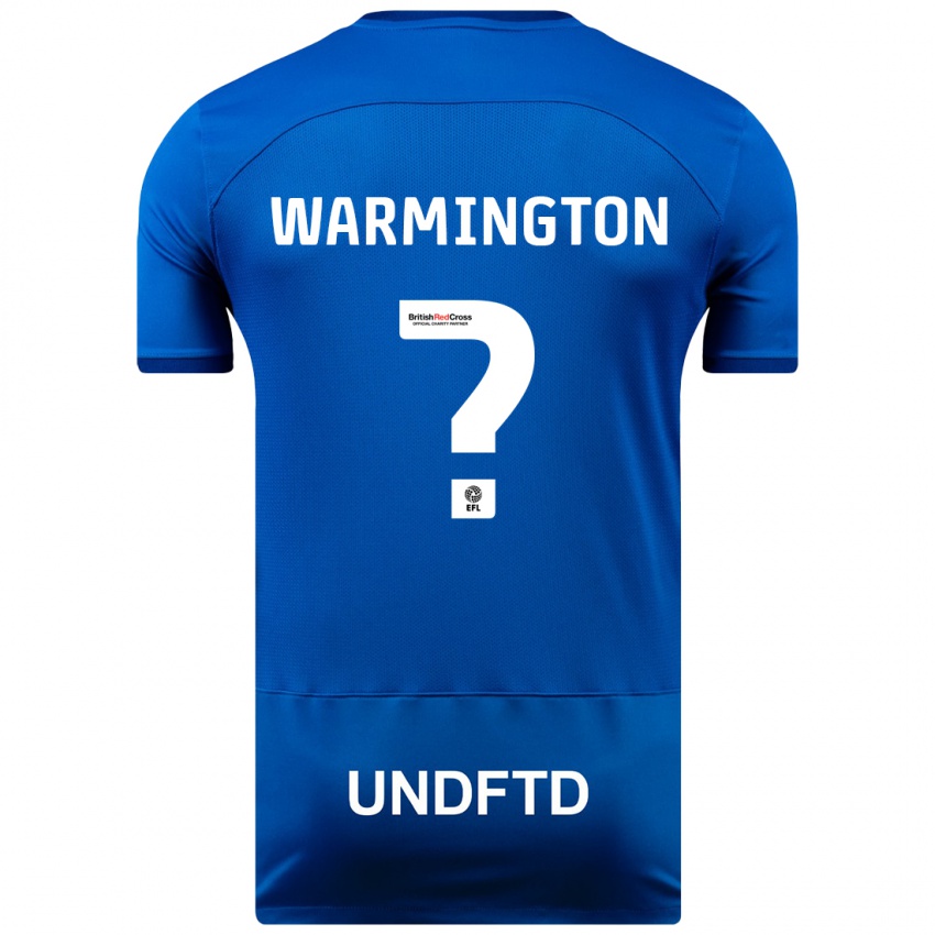 Mujer Camiseta Tyrese Warmington #0 Azul 1ª Equipación 2023/24 La Camisa Argentina