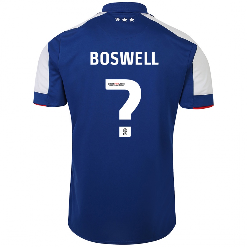 Mujer Camiseta Ashton Boswell #0 Azul 1ª Equipación 2023/24 La Camisa Argentina
