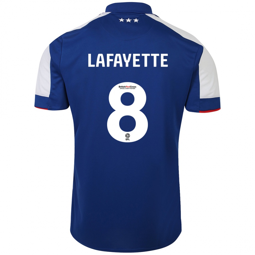 Mujer Camiseta Abbie Lafayette #8 Azul 1ª Equipación 2023/24 La Camisa Argentina