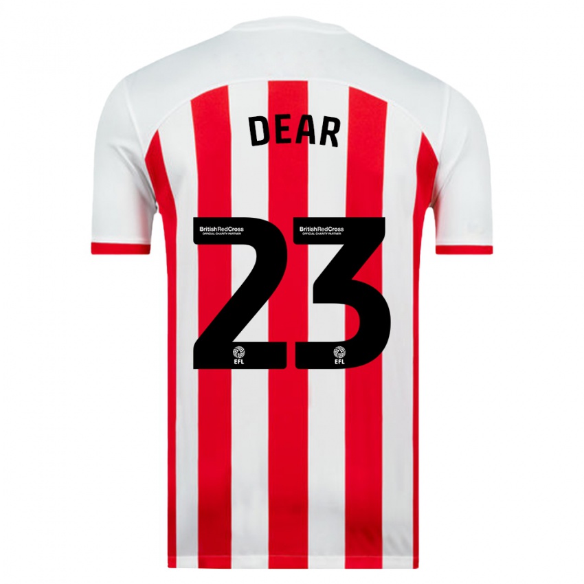 Mujer Camiseta Jenna Dear #23 Blanco 1ª Equipación 2023/24 La Camisa Argentina