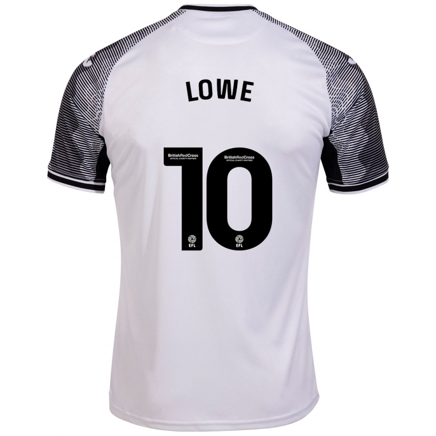 Mujer Camiseta Jamal Lowe #10 Blanco 1ª Equipación 2023/24 La Camisa Argentina