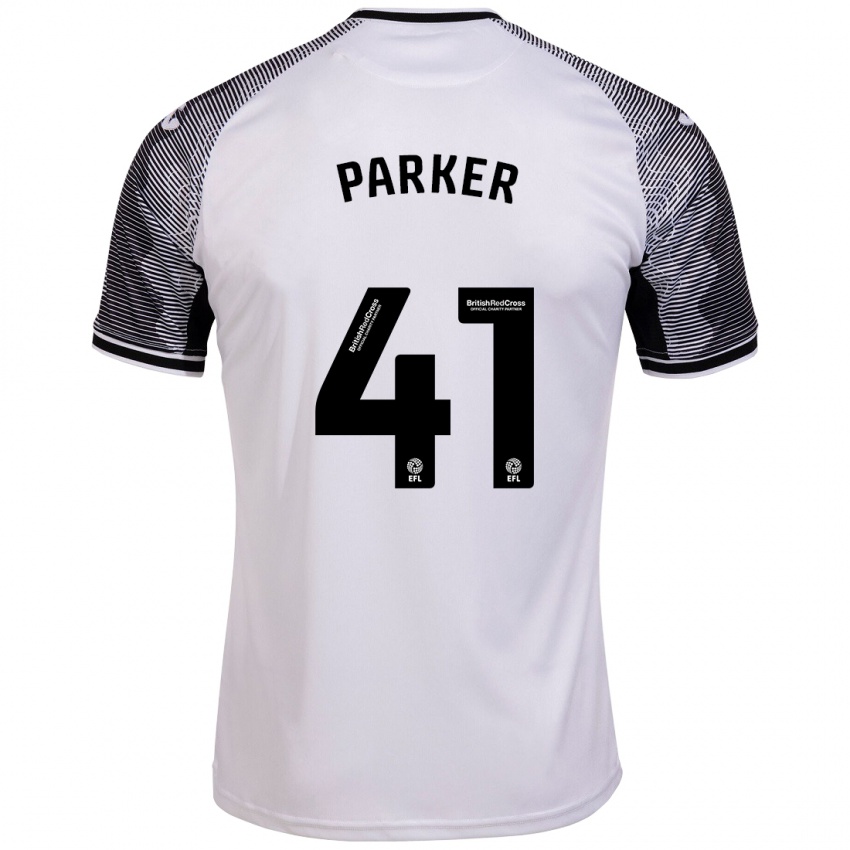 Mujer Camiseta Sam Parker #41 Blanco 1ª Equipación 2023/24 La Camisa Argentina