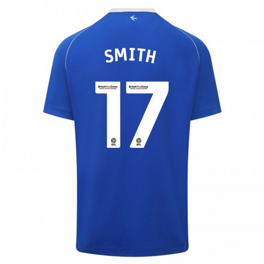 Mujer Camiseta Hollie Smith #17 Azul 1ª Equipación 2023/24 La Camisa Argentina