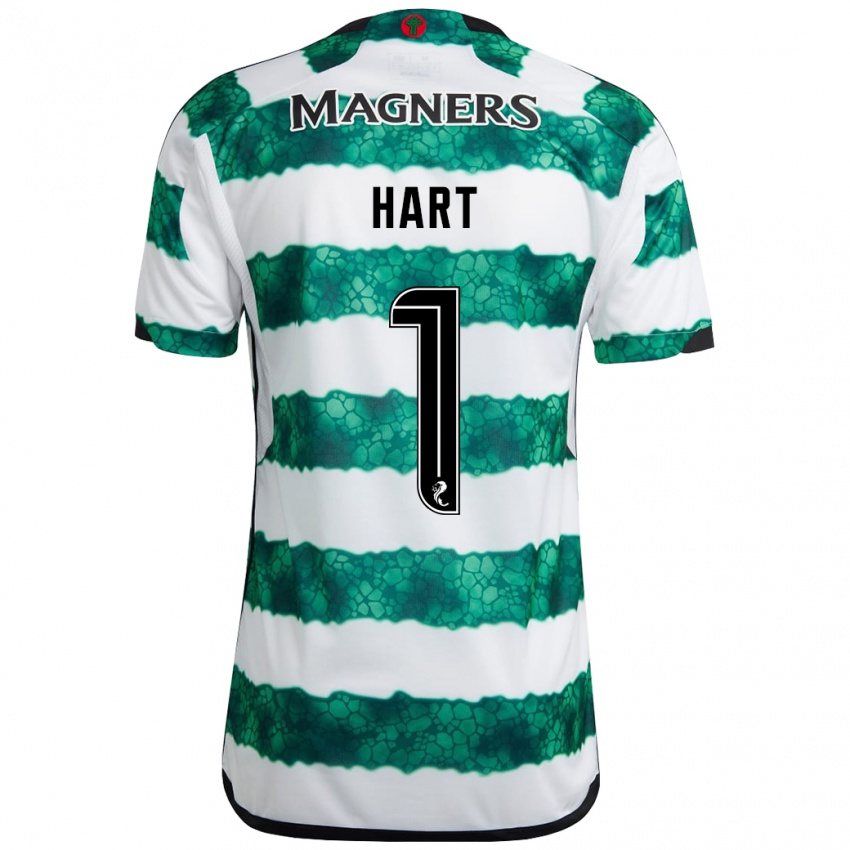 Mujer Camiseta Joe Hart #1 Verde 1ª Equipación 2023/24 La Camisa Argentina