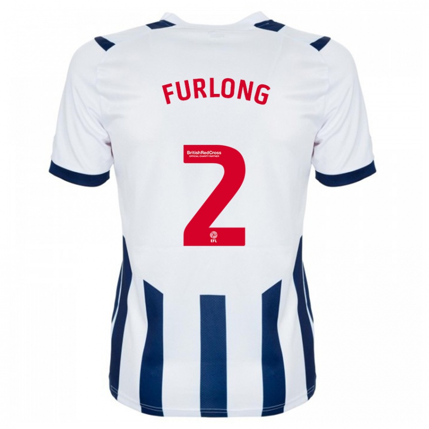 Mujer Camiseta Darnell Furlong #2 Blanco 1ª Equipación 2023/24 La Camisa Argentina