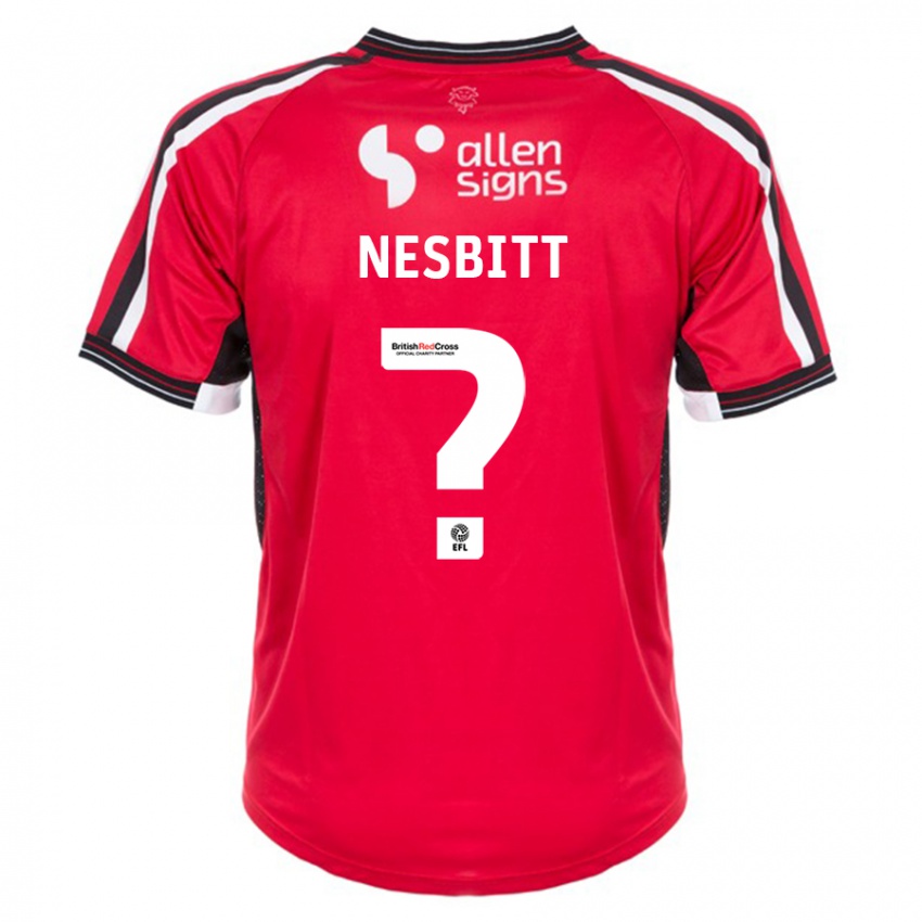Mujer Camiseta Louis Nesbitt #0 Rojo 1ª Equipación 2023/24 La Camisa Argentina