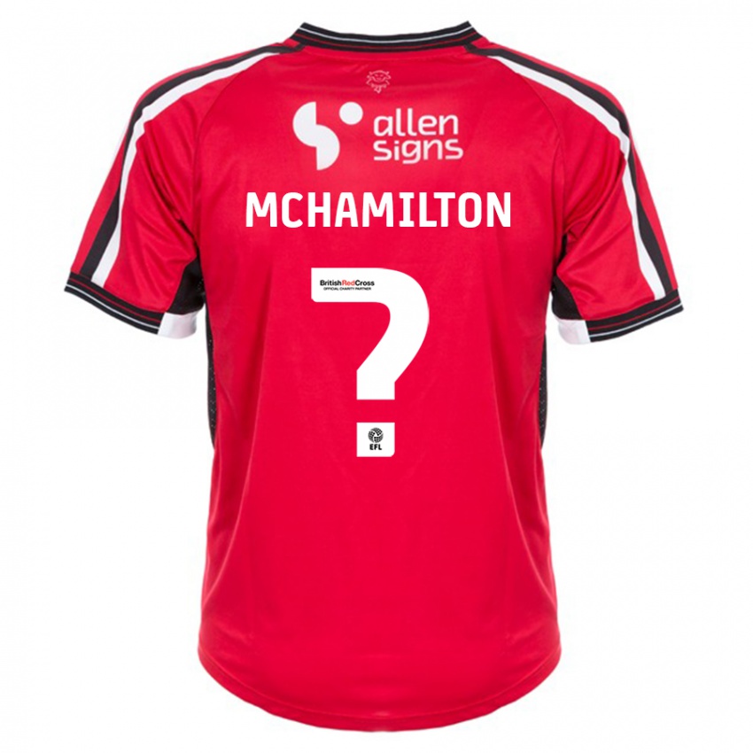 Mujer Camiseta Toni Mchamilton #0 Rojo 1ª Equipación 2023/24 La Camisa Argentina