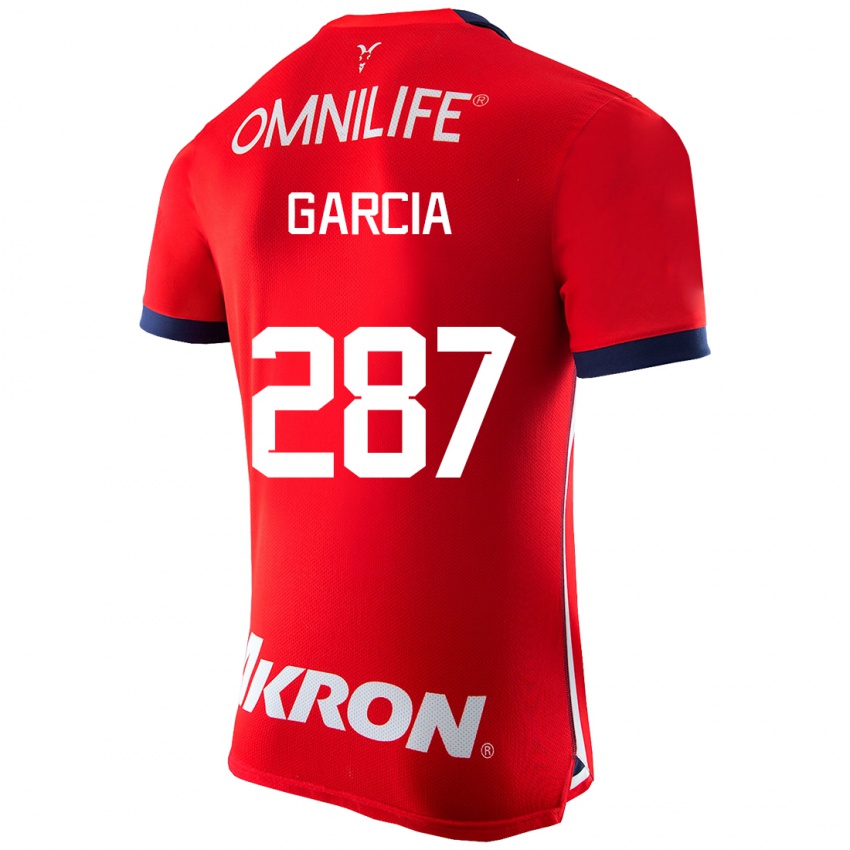 Mujer Camiseta Gael García #287 Rojo 1ª Equipación 2023/24 La Camisa Argentina