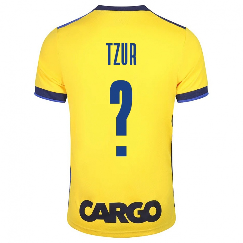 Mujer Camiseta Amit Tzur #0 Amarillo 1ª Equipación 2023/24 La Camisa Argentina