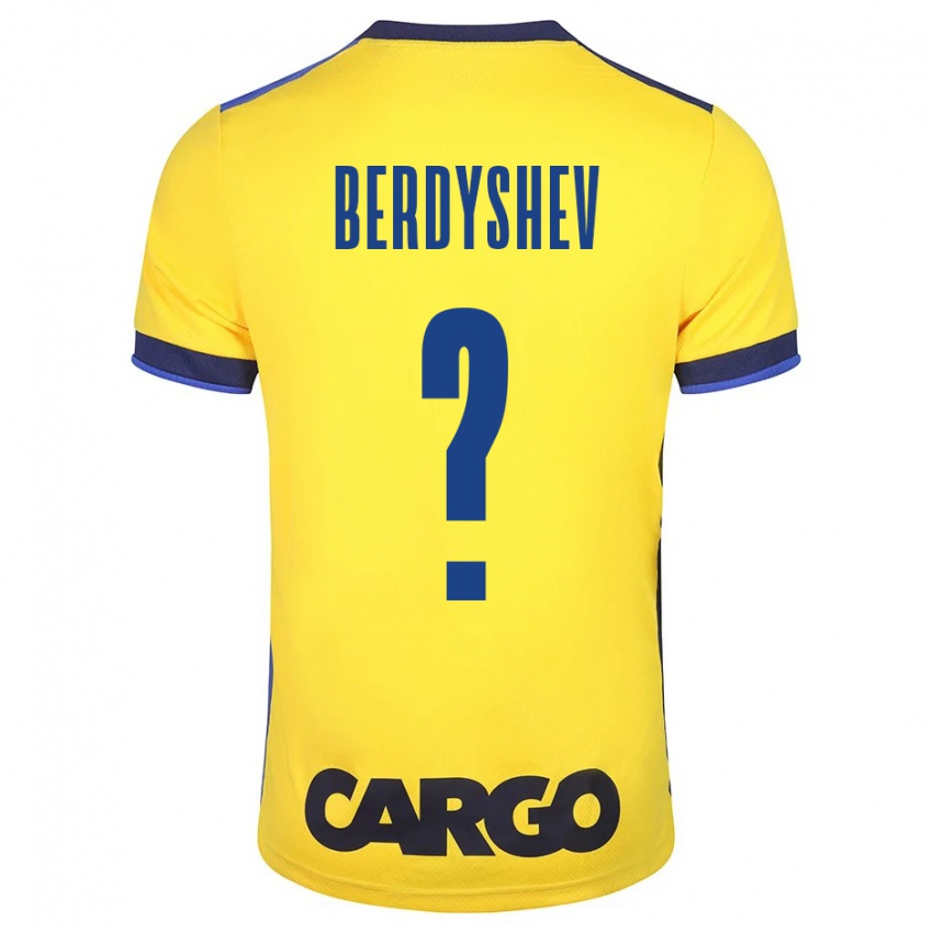 Mujer Camiseta Tikhon Berdyshev #0 Amarillo 1ª Equipación 2023/24 La Camisa Argentina
