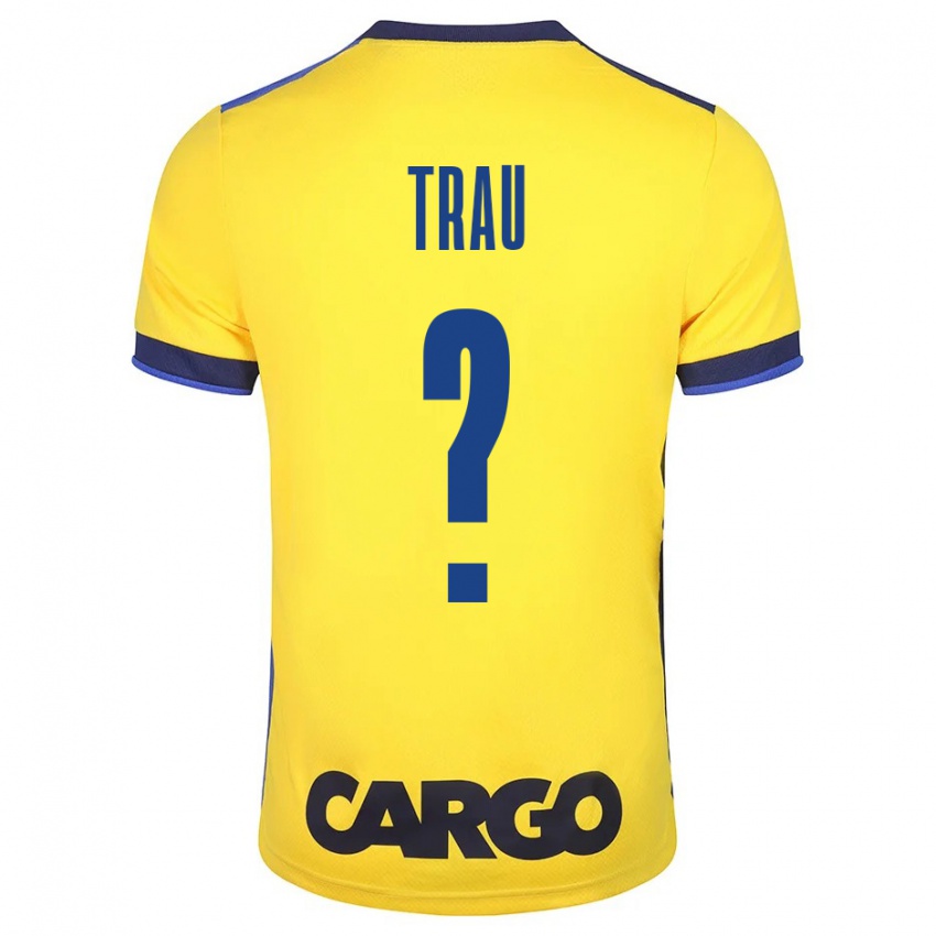 Mujer Camiseta Idan Trau #0 Amarillo 1ª Equipación 2023/24 La Camisa Argentina