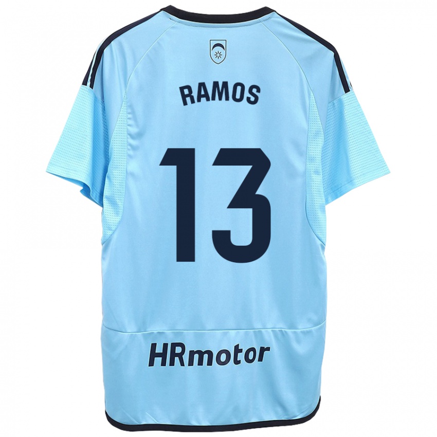 Mujer Camiseta Darío Ramos #13 Azul 2ª Equipación 2023/24 La Camisa Argentina