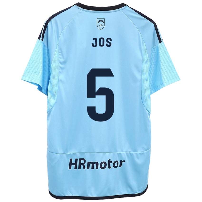 Mujer Camiseta Josune Urdaniz Maurin #5 Azul 2ª Equipación 2023/24 La Camisa Argentina