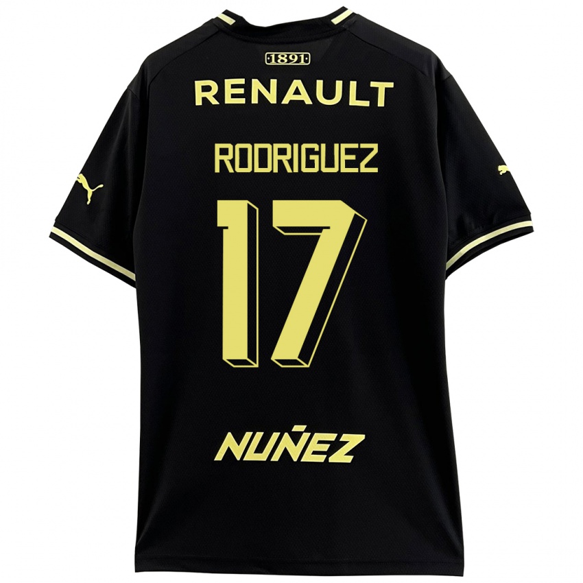 Mujer Camiseta Valentín Rodríguez #17 Negro 2ª Equipación 2023/24 La Camisa Argentina