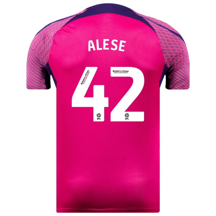 Mujer Camiseta Aji Alese #42 Morado 2ª Equipación 2023/24 La Camisa Argentina