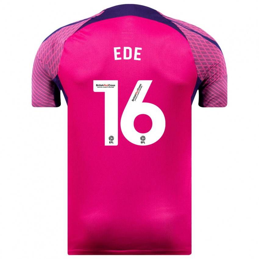 Mujer Camiseta Grace Ede #16 Morado 2ª Equipación 2023/24 La Camisa Argentina