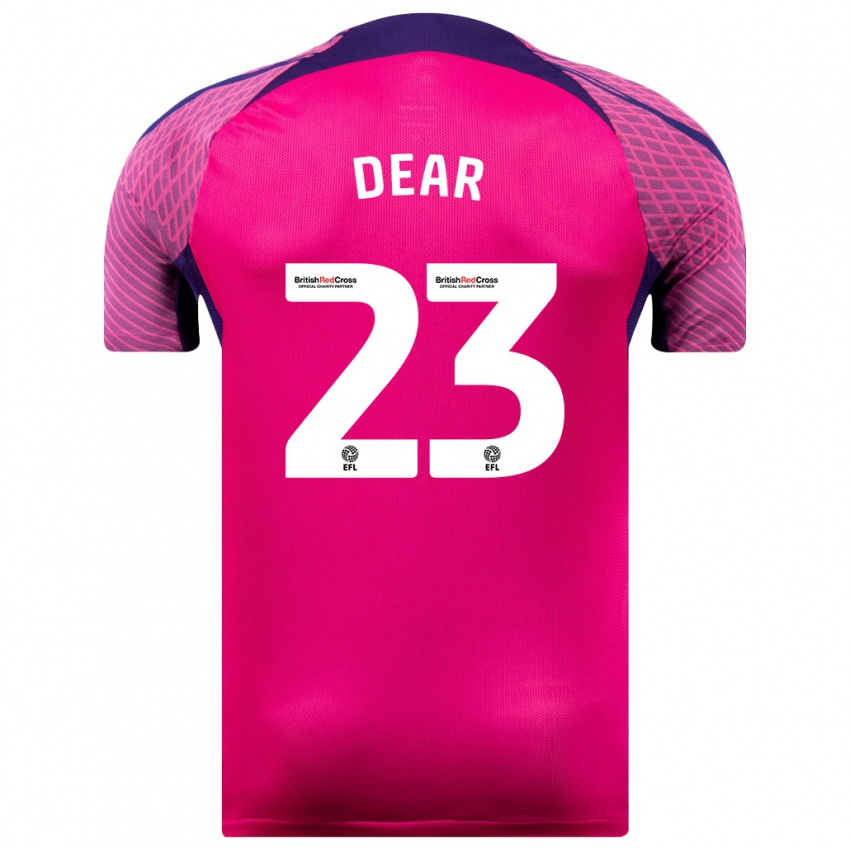 Mujer Camiseta Jenna Dear #23 Morado 2ª Equipación 2023/24 La Camisa Argentina