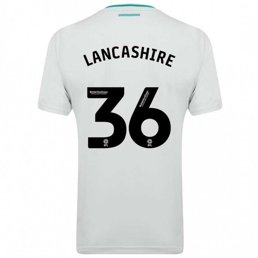 Mujer Camiseta Olly Lancashire #36 Blanco 2ª Equipación 2023/24 La Camisa Argentina