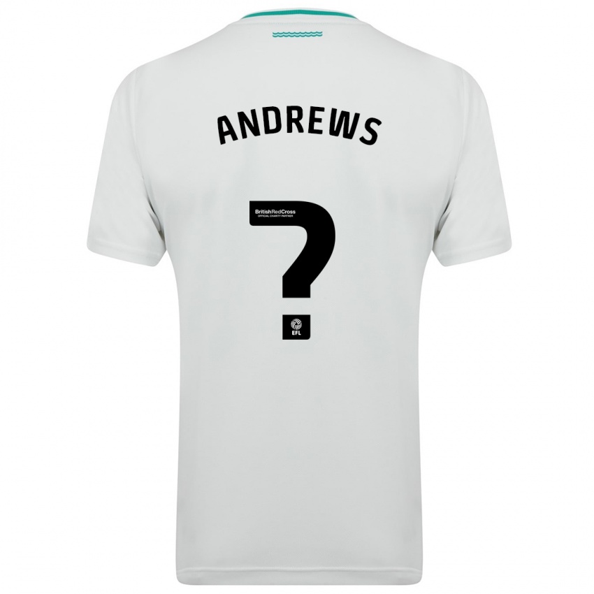 Mujer Camiseta Joe Andrews #0 Blanco 2ª Equipación 2023/24 La Camisa Argentina