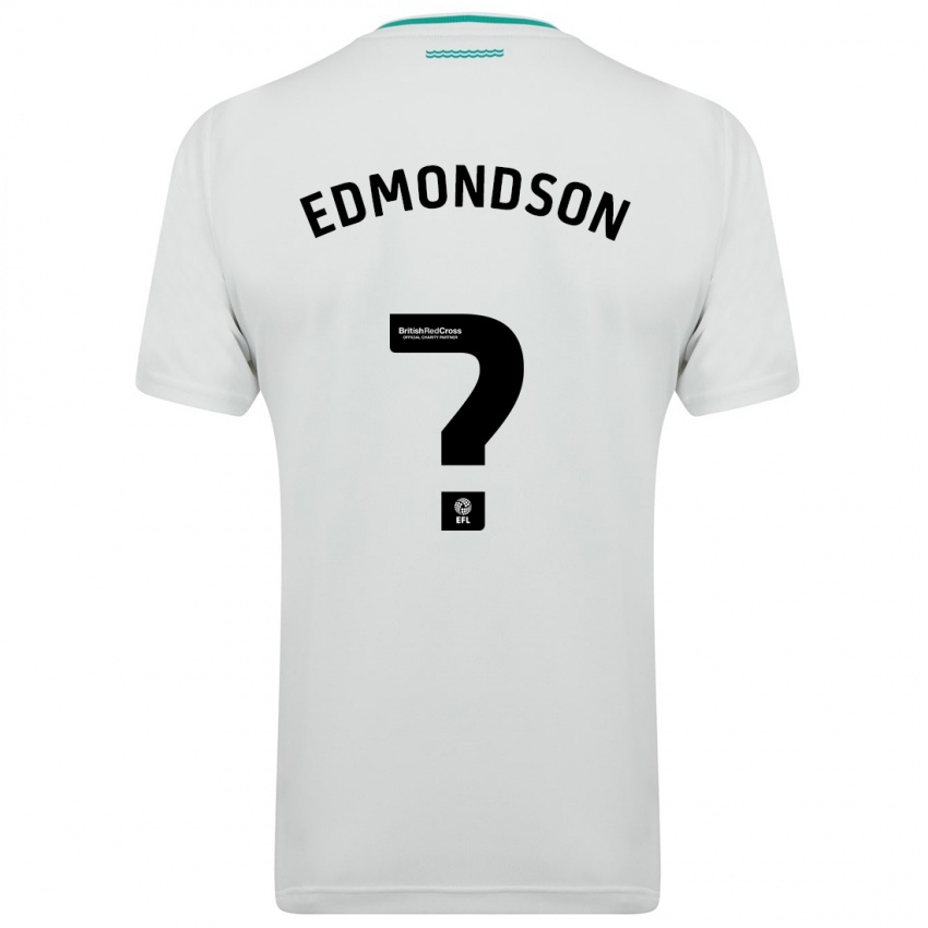 Mujer Camiseta Tyler Edmondson #0 Blanco 2ª Equipación 2023/24 La Camisa Argentina