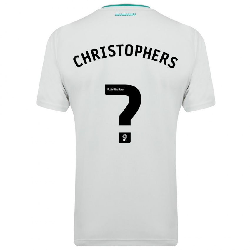 Mujer Camiseta Leo Christophers #0 Blanco 2ª Equipación 2023/24 La Camisa Argentina