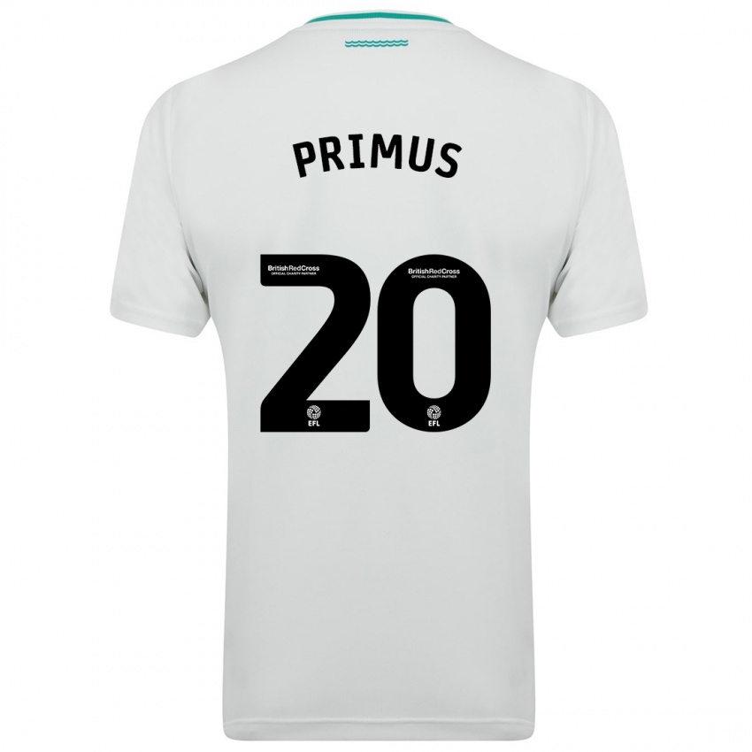 Mujer Camiseta Atlanta Primus #20 Blanco 2ª Equipación 2023/24 La Camisa Argentina