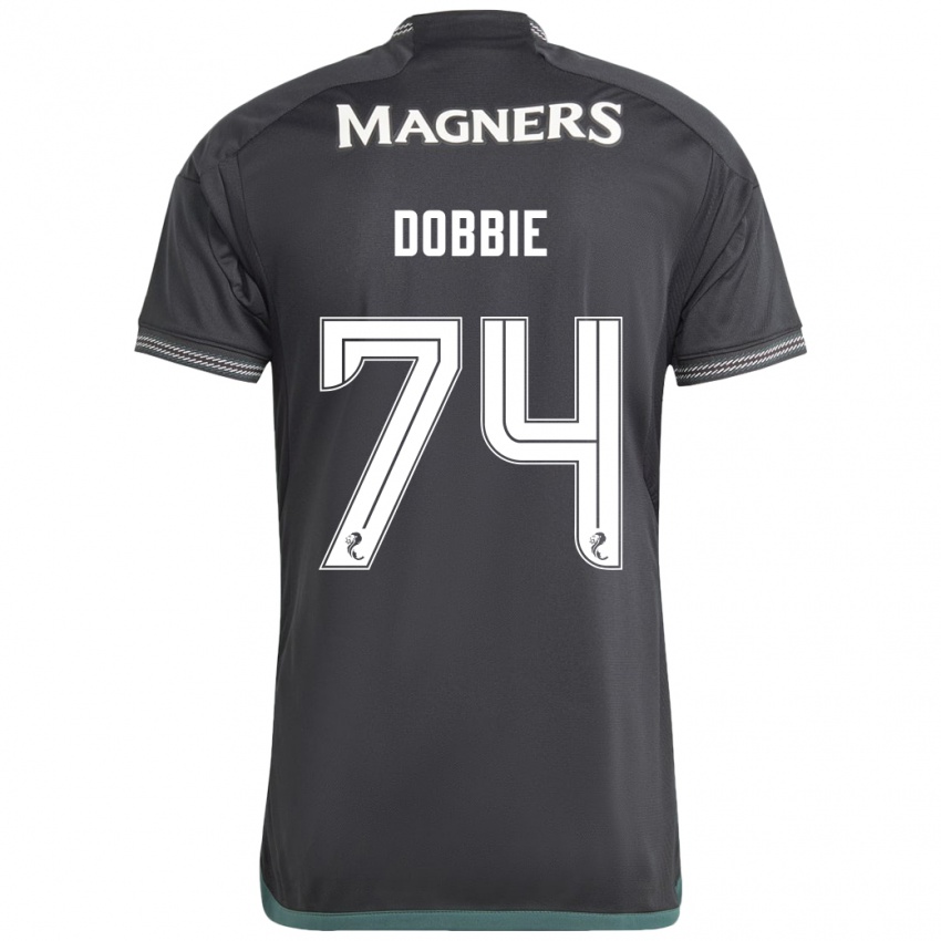 Mujer Camiseta Lewis Dobbie #74 Negro 2ª Equipación 2023/24 La Camisa Argentina