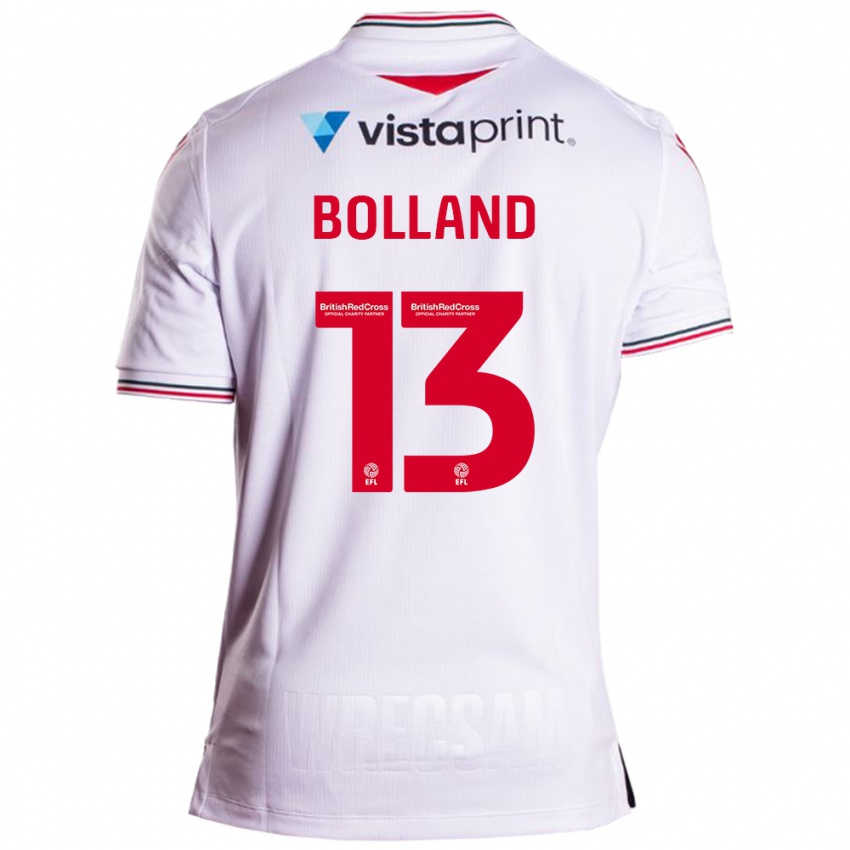 Mujer Camiseta Charlotte Bolland #13 Blanco 2ª Equipación 2023/24 La Camisa Argentina