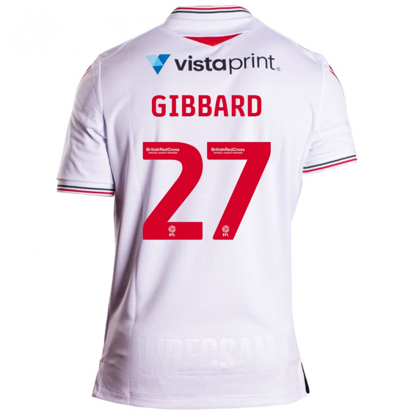 Mujer Camiseta Mari Gibbard #27 Blanco 2ª Equipación 2023/24 La Camisa Argentina