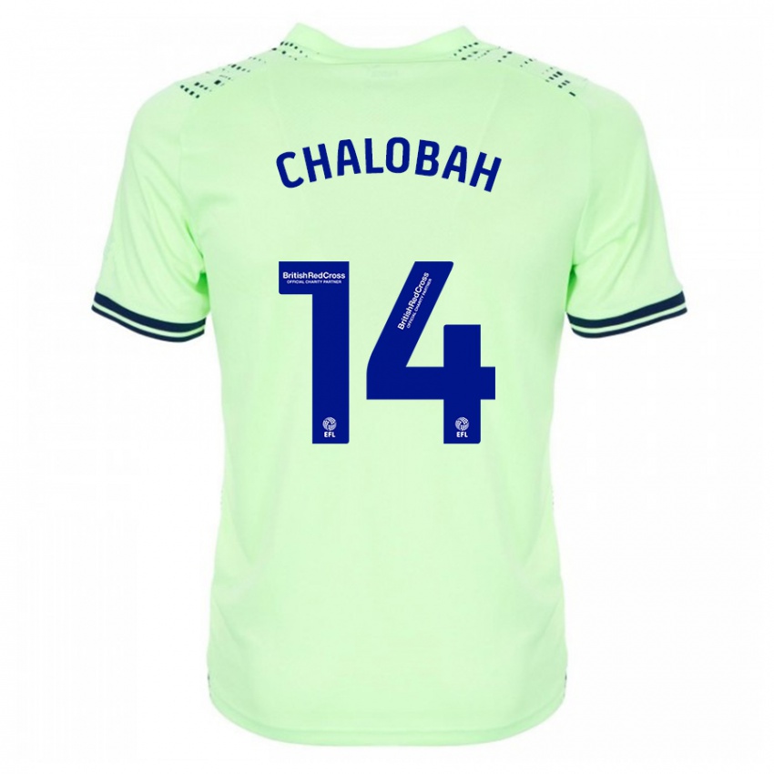 Mujer Camiseta Nathaniel Chalobah #14 Armada 2ª Equipación 2023/24 La Camisa Argentina