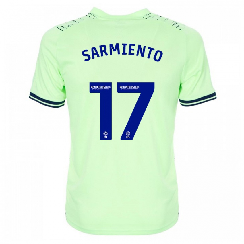 Mujer Camiseta Jeremy Sarmiento #17 Armada 2ª Equipación 2023/24 La Camisa Argentina