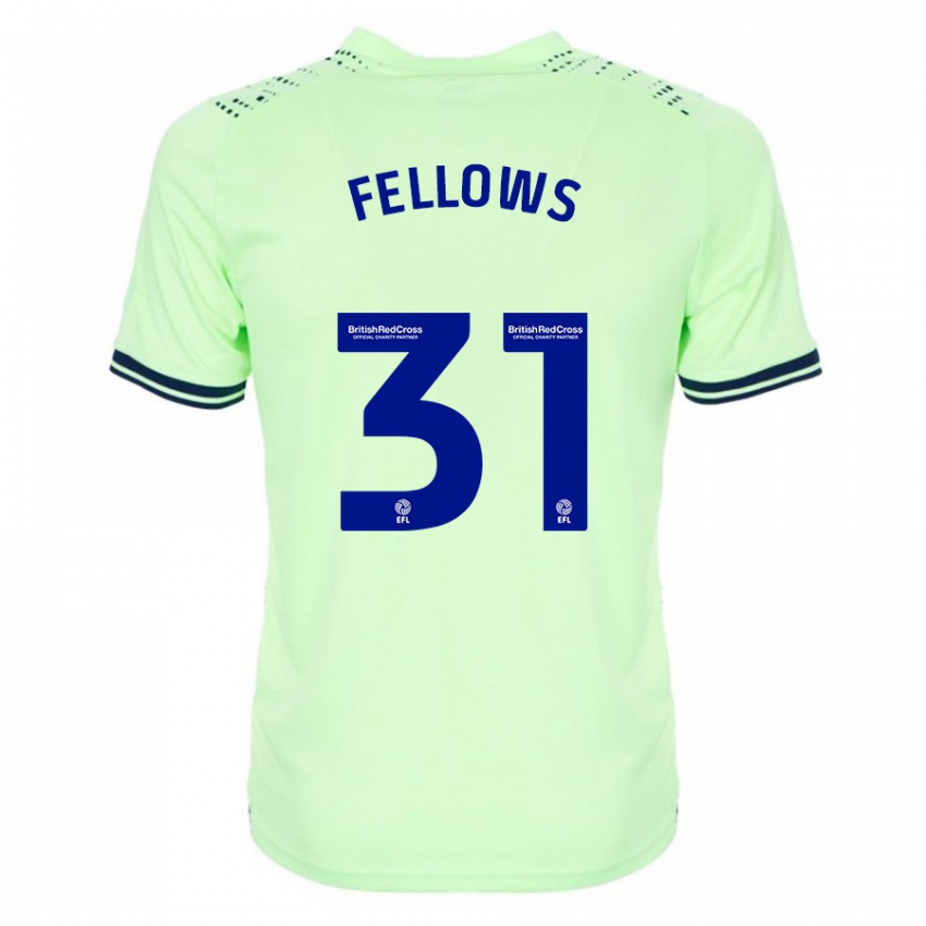 Mujer Camiseta Tom Fellows #31 Armada 2ª Equipación 2023/24 La Camisa Argentina