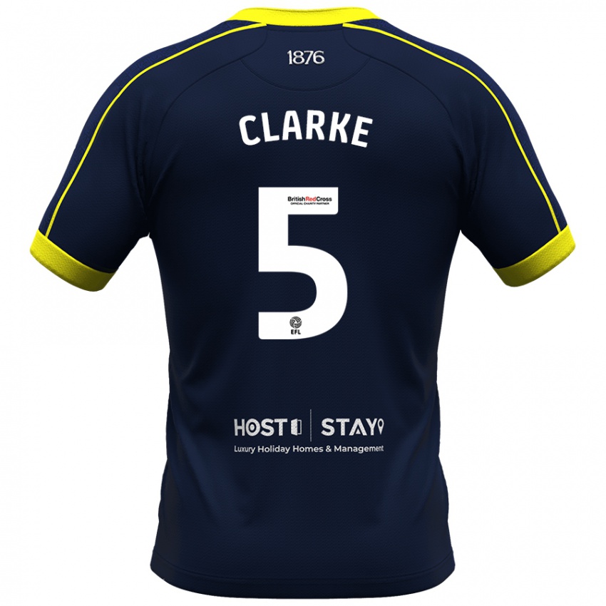 Mujer Camiseta Matt Clarke #5 Armada 2ª Equipación 2023/24 La Camisa Argentina