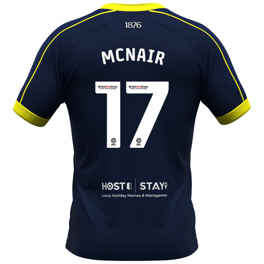 Mujer Camiseta Paddy Mcnair #17 Armada 2ª Equipación 2023/24 La Camisa Argentina