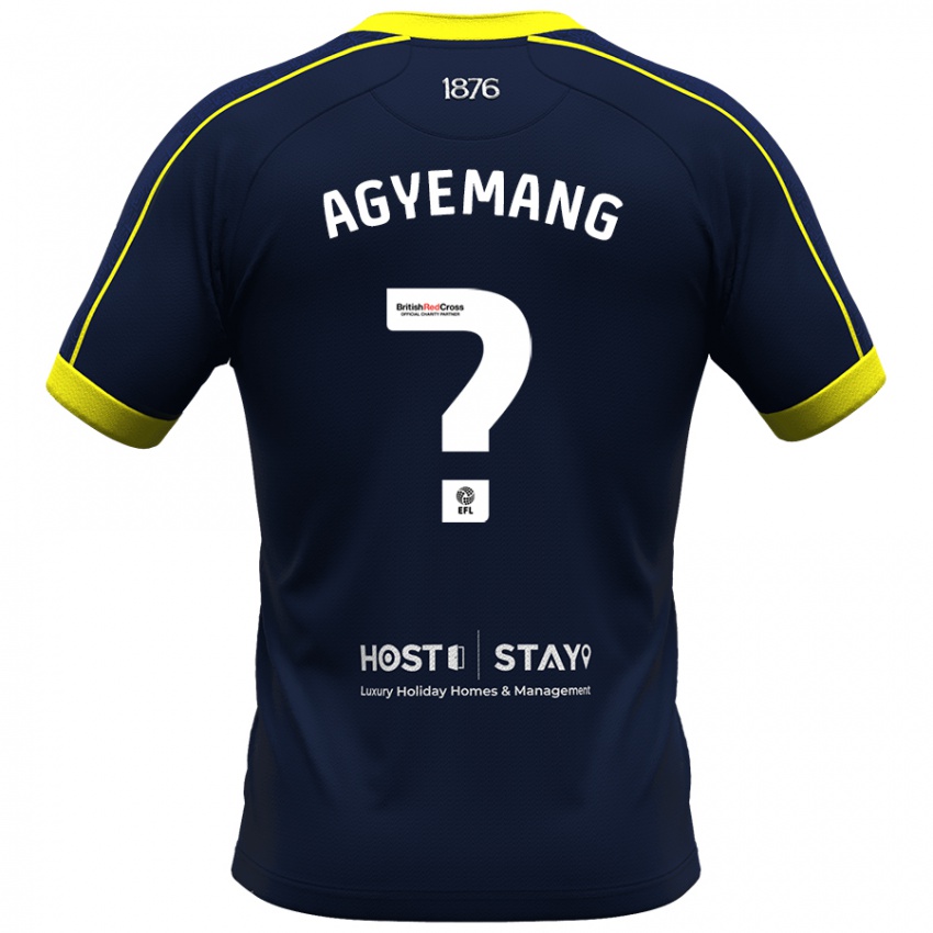 Mujer Camiseta Terrell Agyemang #0 Armada 2ª Equipación 2023/24 La Camisa Argentina