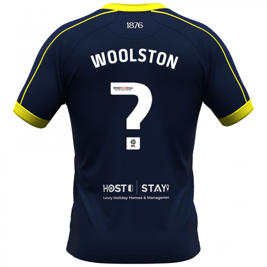 Mujer Camiseta Luke Woolston #0 Armada 2ª Equipación 2023/24 La Camisa Argentina