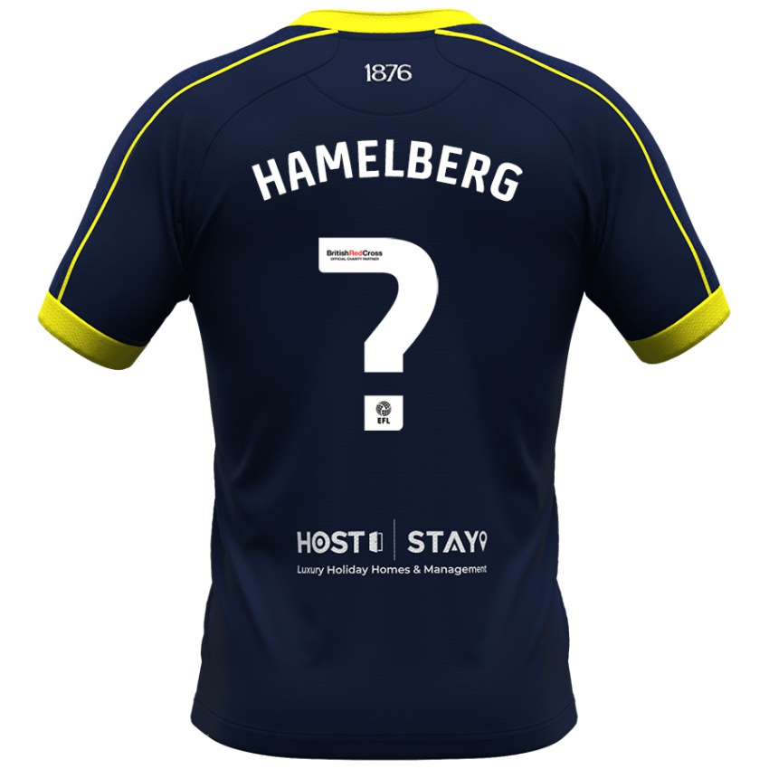 Mujer Camiseta Eric Hamelberg #0 Armada 2ª Equipación 2023/24 La Camisa Argentina